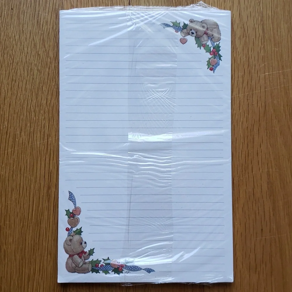 NWOT Christmas Stationary Pad